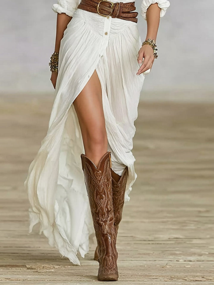Lynn™ | Long Belted Dress