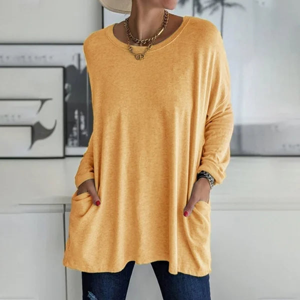 Nora | Relaxed Long Sleeve Top