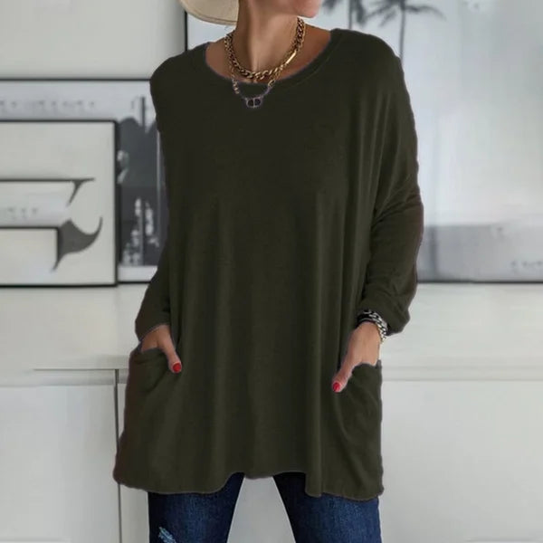 Nora | Relaxed Long Sleeve Top