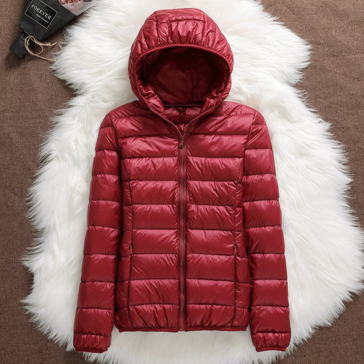 Ingrid™ | Classic Red Jacket with Hood