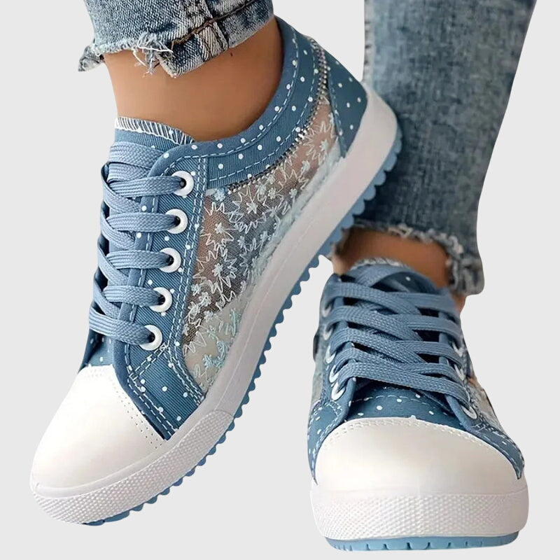 Women's Comfort Sneakers in Four Shades of Blue