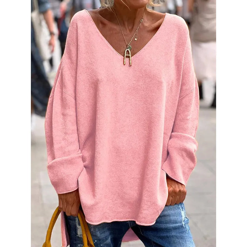 Paola™ | Elegant V-Neck Top