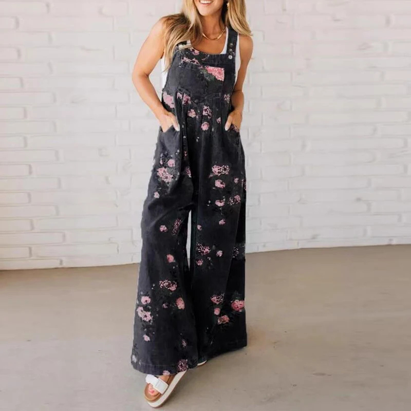 Janet | Stylish Floral Print Jumpsuit