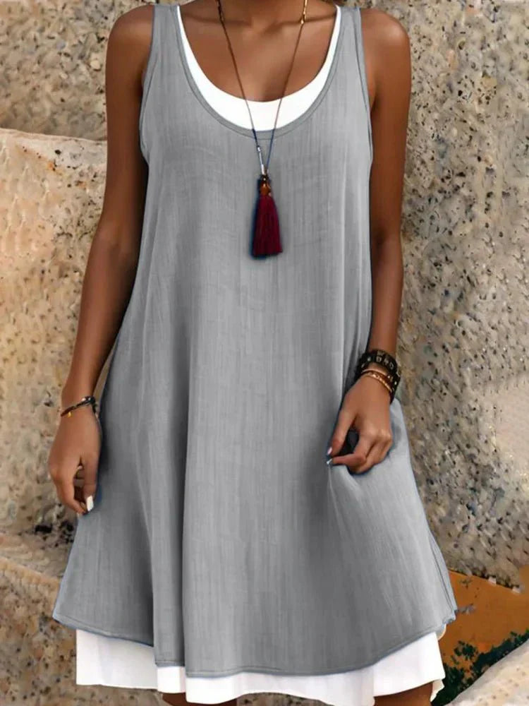 H&R™ | Sunlit Sleeveless Midi Dress.