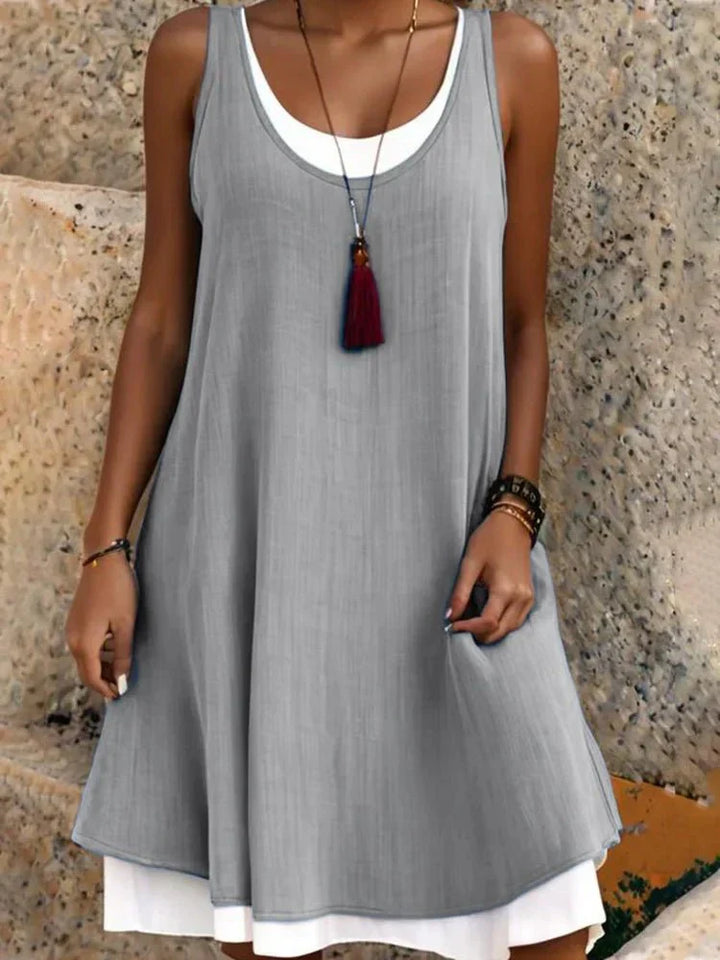 H&R™ | Sunlit Sleeveless Midi Dress.