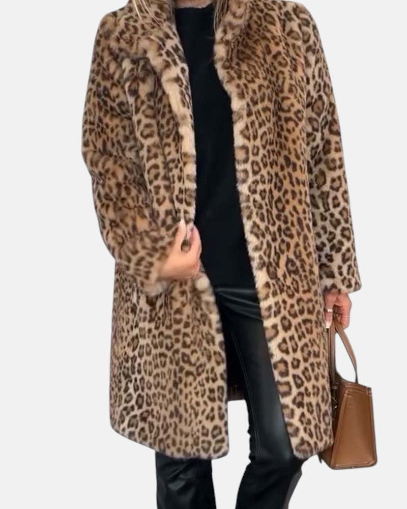 Women's Leopard Print Coat in Long or Short