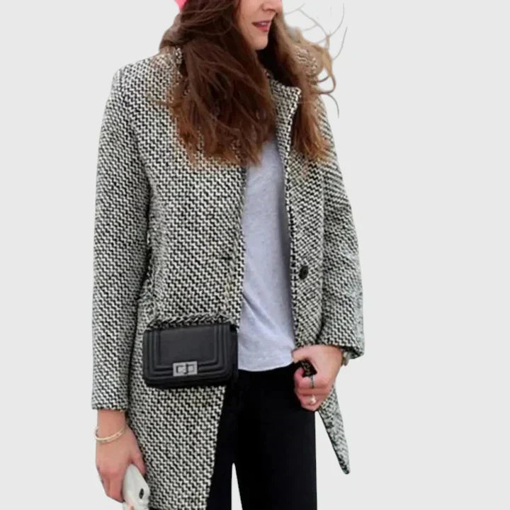 Women's Long Coat in Gray