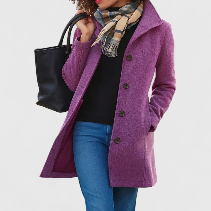 Women's Longline Coat in Ten Colors