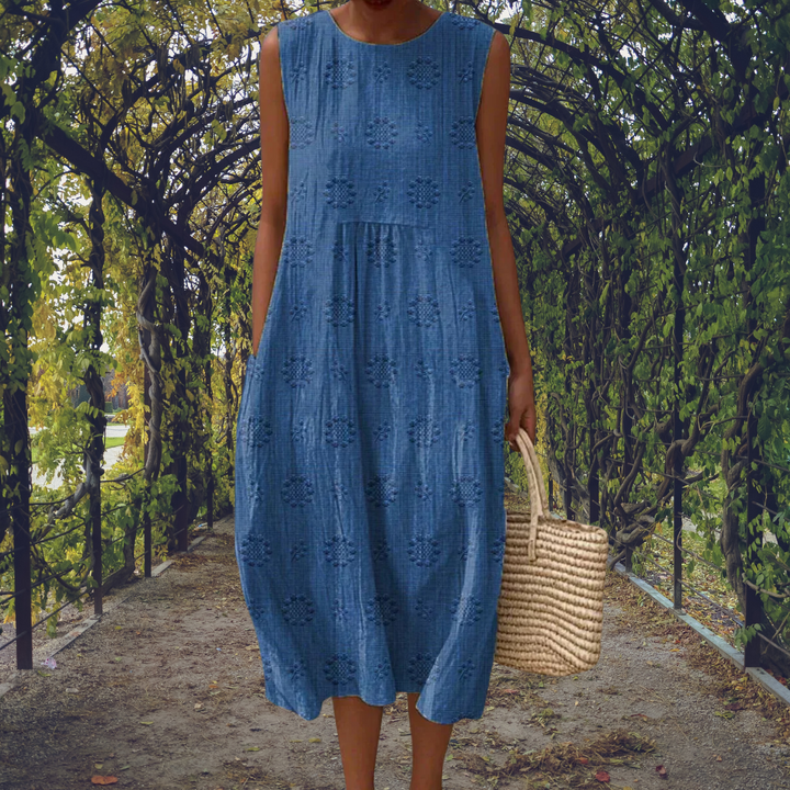 H&R™ | Elegant Sleeveless Dress With Pockets
