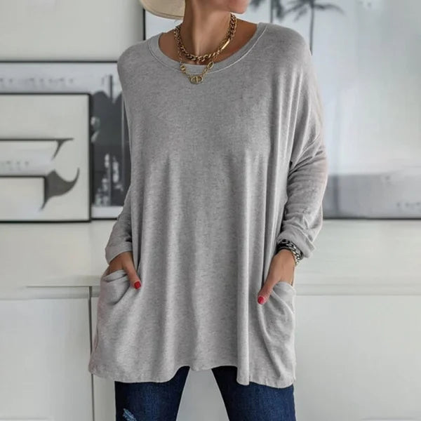 Nora | Relaxed Long Sleeve Top