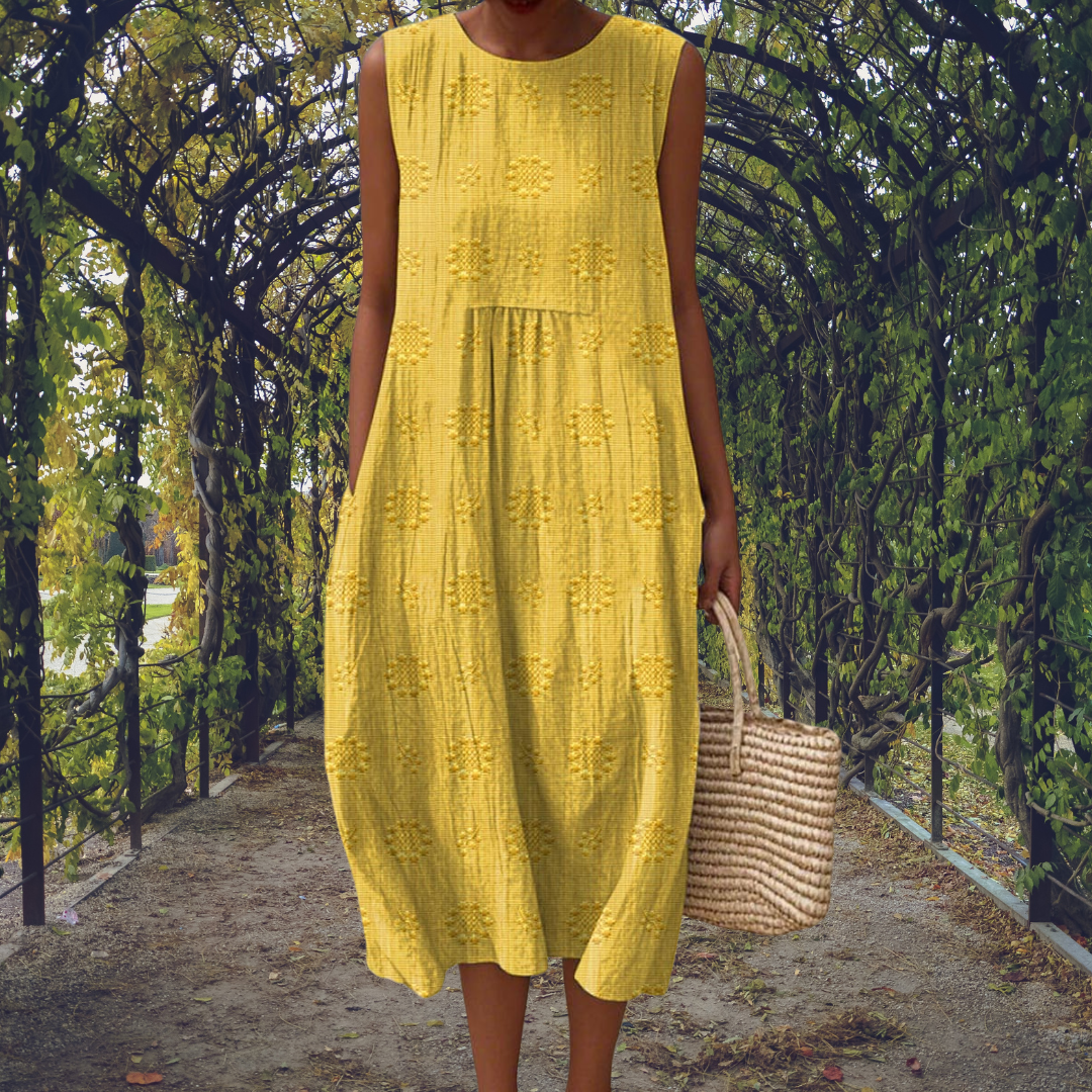 H&R™ | Elegant Sleeveless Dress With Pockets