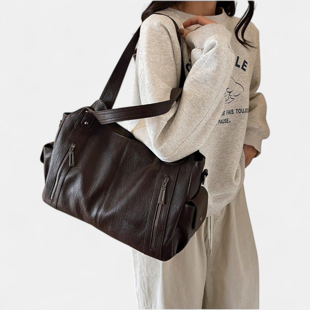 NOEMIE | Classic Leather Tote Bag