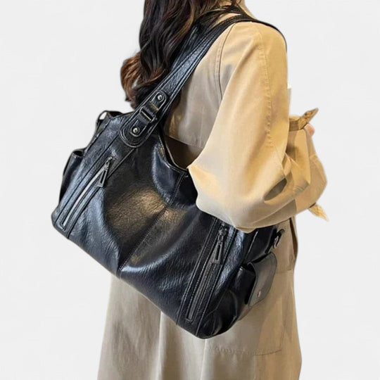 NOEMIE | Classic Leather Tote Bag