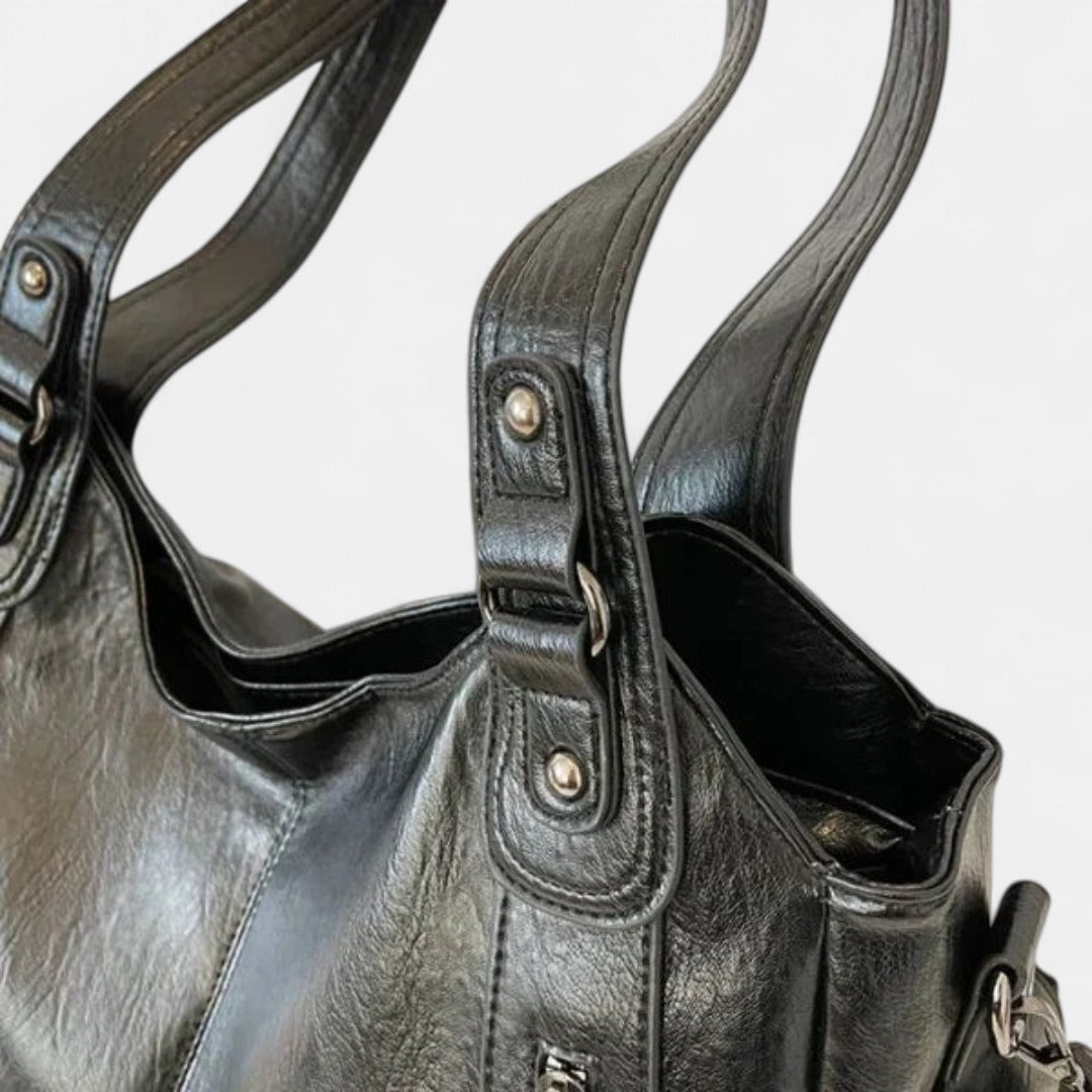 NOEMIE | Classic Leather Tote Bag