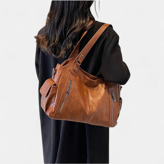 NOEMIE | Classic Leather Tote Bag