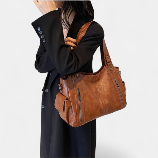 NOEMIE | Classic Leather Tote Bag
