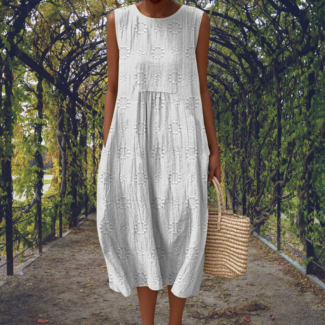 H&R™ | Elegant Sleeveless Dress With Pockets