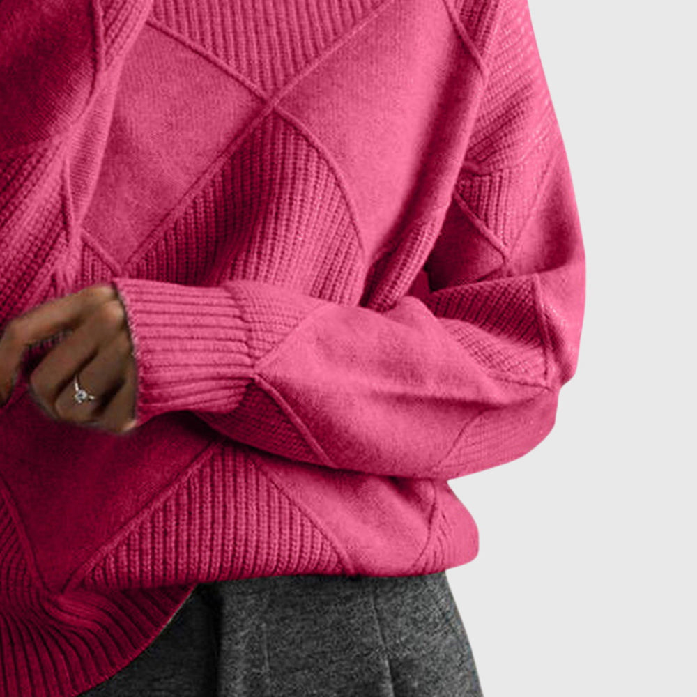 Women's Turtleneck Sweater in Seven Colors