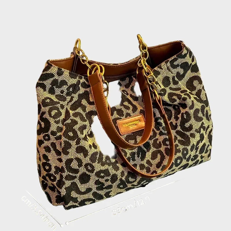 Roxane | Leopard Lush Tote