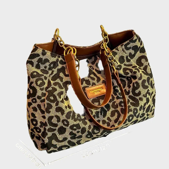 Roxane | Leopard Lush Tote