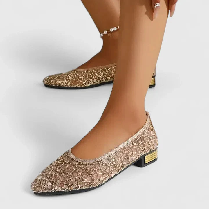 Women's Comfort Shoes in Silver or Gold