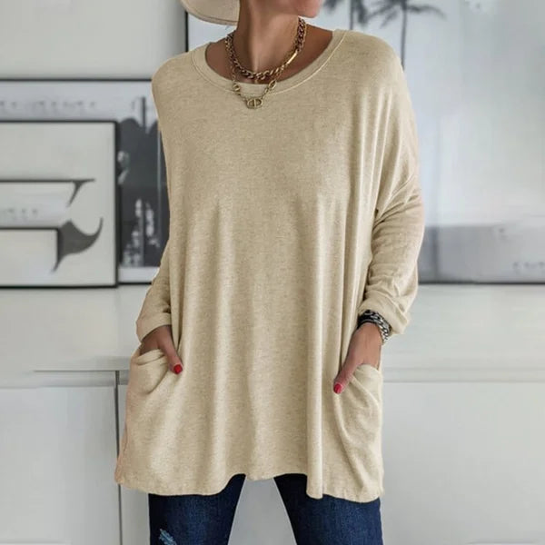 Nora | Relaxed Long Sleeve Top