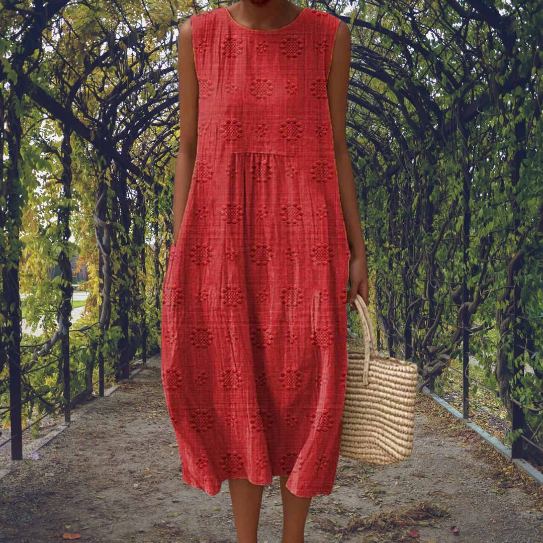 H&R™ | Elegant Sleeveless Dress With Pockets
