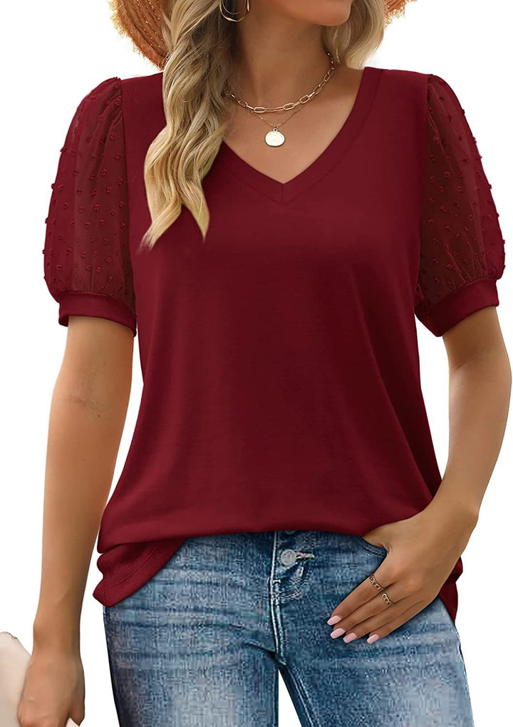 Rhianna™ | Elegant Puff-Sleeve Top