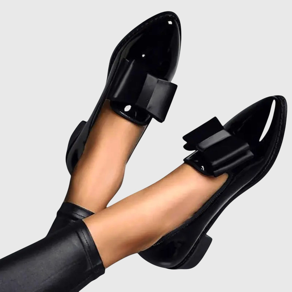 Women's Comfort Loafers in Red and Black