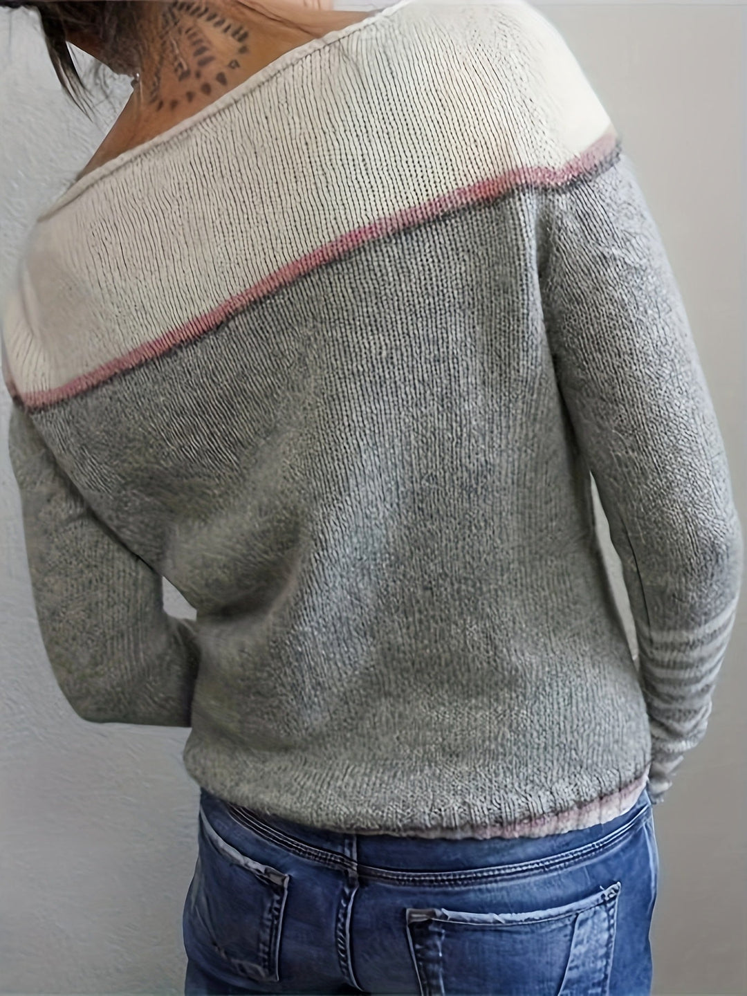 Katharina™ | Long Sleeve Striped Sweater