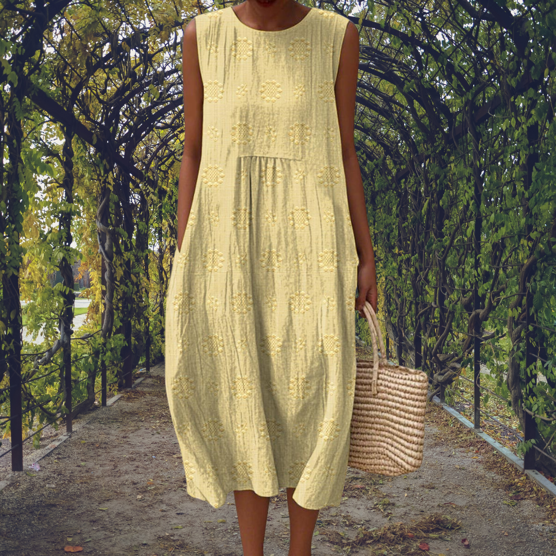 H&R™ | Elegant Sleeveless Dress With Pockets