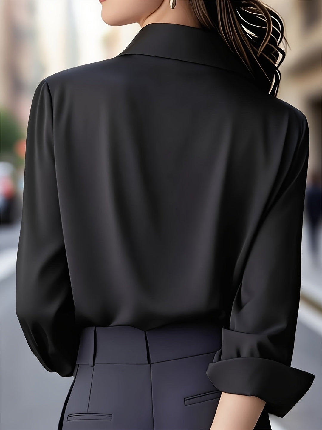 Judy | Stylish Long Sleeve Button Up Shirt