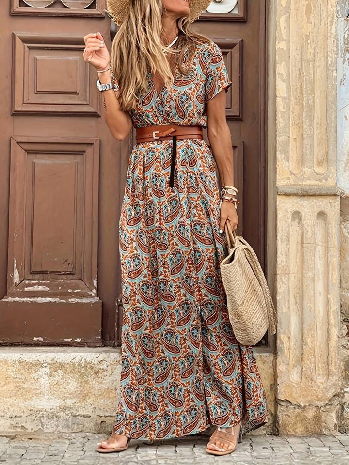 Kate - Chic Pleated Puff Sleeve Dress