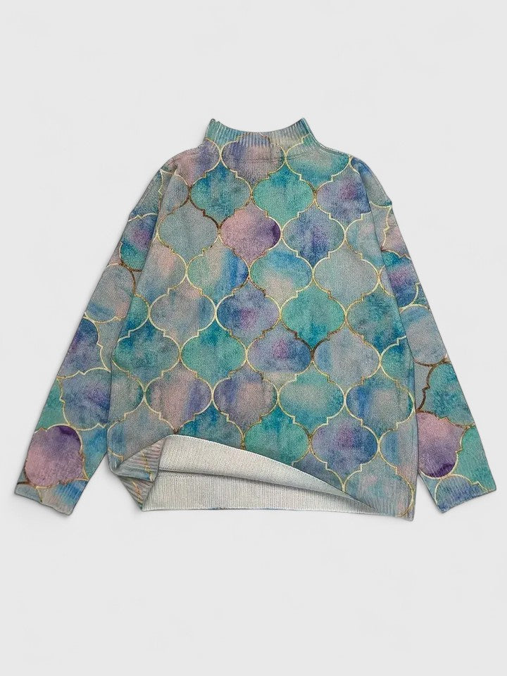 Women's Sophisticated Multicolored Sweater