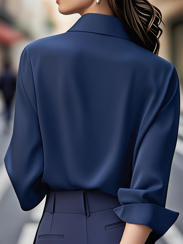 Judy | Stylish Long Sleeve Button Up Shirt