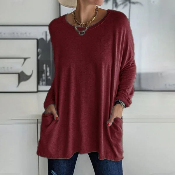Nora | Relaxed Long Sleeve Top