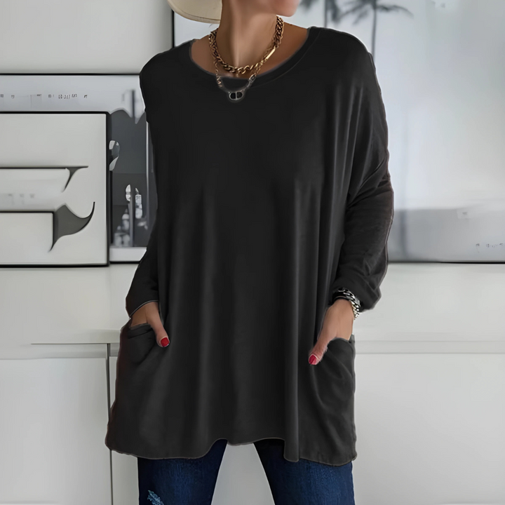 Nora | Relaxed Long Sleeve Top