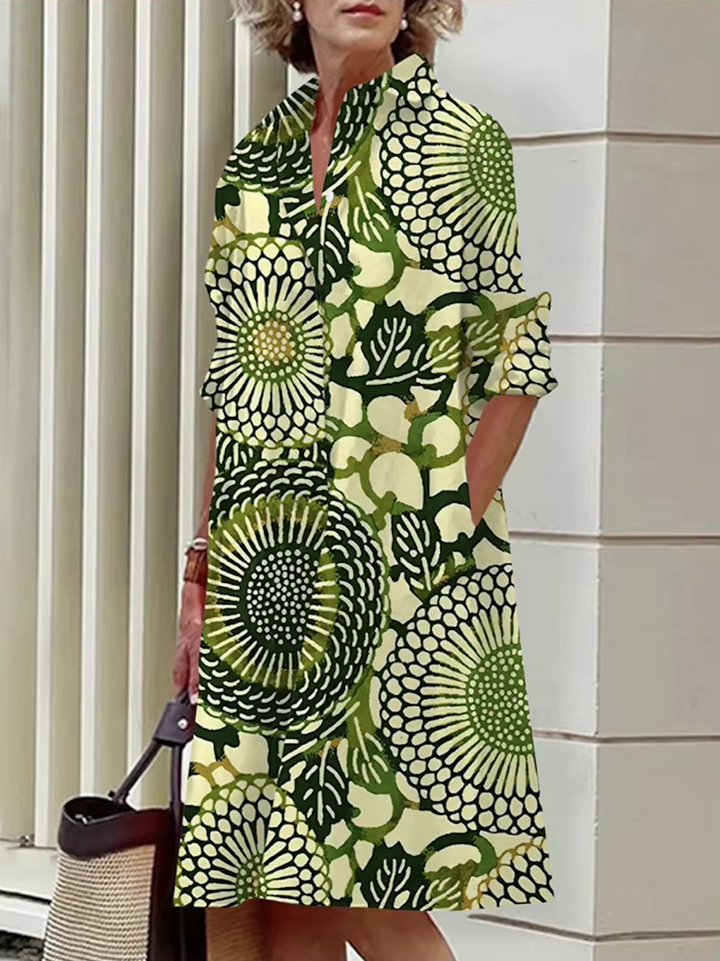 Paige™ | Geometric  Midi Dress