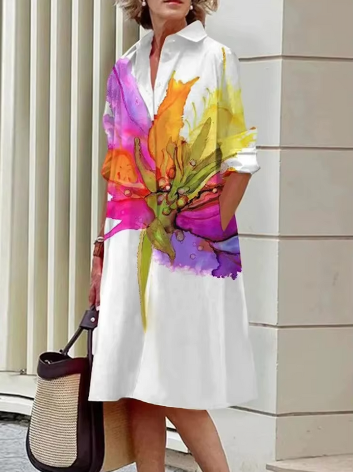 Paige™ | Geometric  Midi Dress