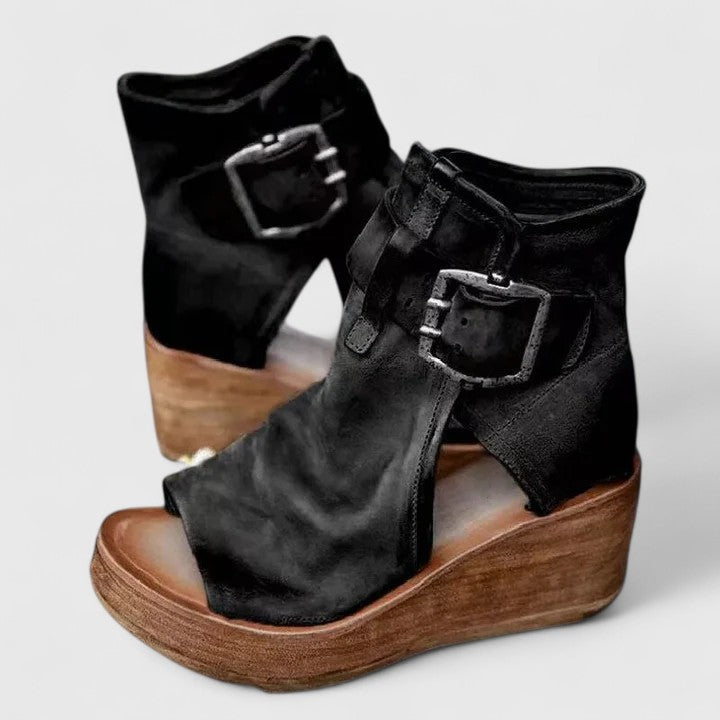 Women's Comfort Boots in Red, Brown or Purple