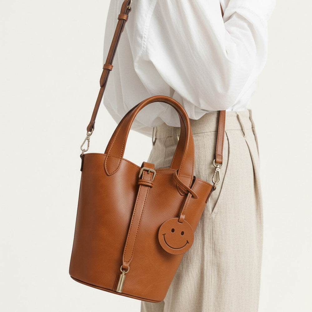 Ophelie | Leather Smile Bag