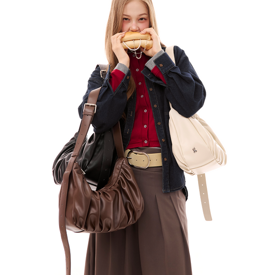 Laurene | Croissant Sling Bag