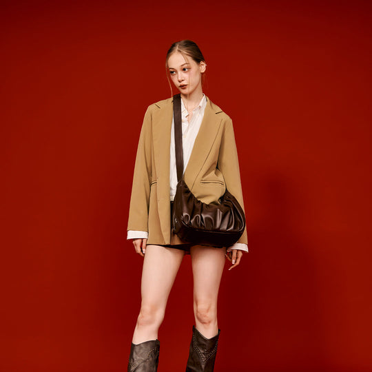 Laurene | Croissant Sling Bag
