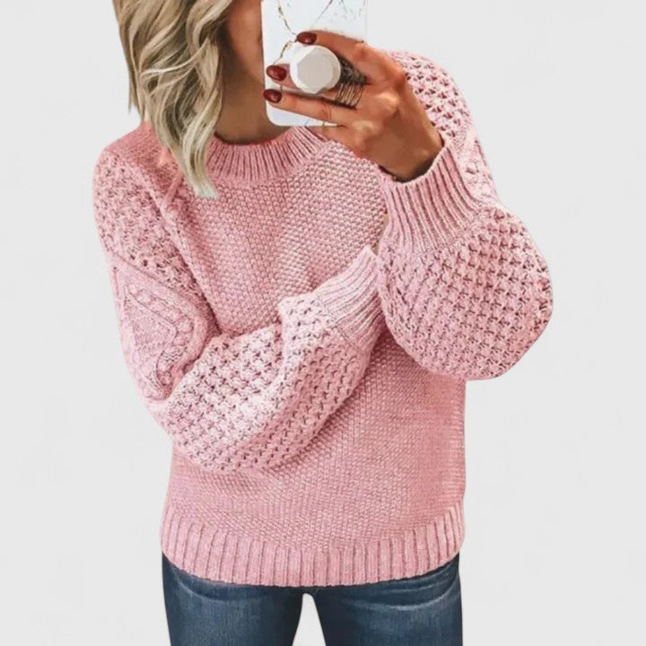 Women's Comfortable Sweater in Five Soft Shades