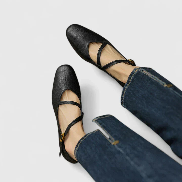 Women's Comfort Flat Shoes in Brown or Black