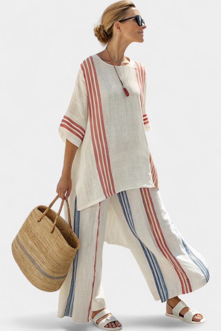 Elena™ | Ethnic Bamboo Linen Set