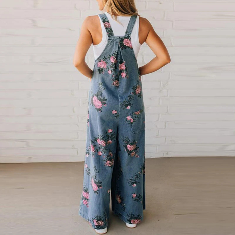 Janet | Stylish Floral Print Jumpsuit