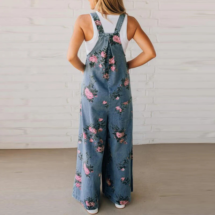 Janet | Stylish Floral Print Jumpsuit