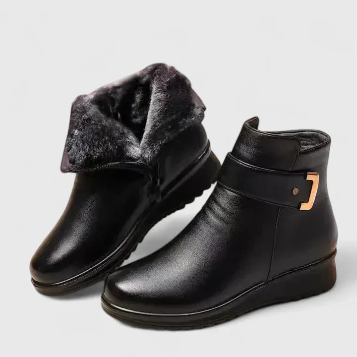 Women's Comfort Boots in Two Black Colorways
