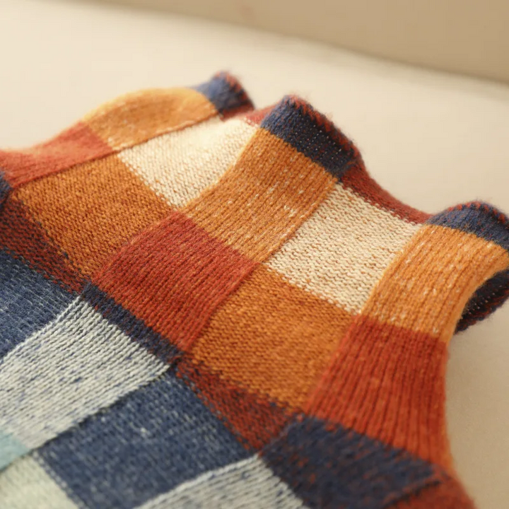 Clara™ | Checkered Statement Sweater